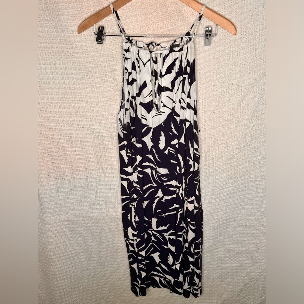 XL Tommy Bahama Navy Blue & White Dress!!